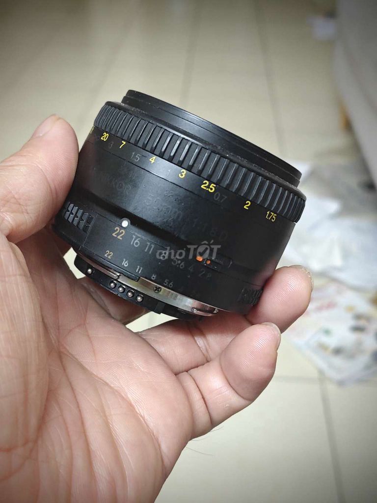 Ống kính Nikon AF 50mm f/1.8D Đen Đã sử dụng. Mua bán Máy ảnh, Máy quay tại Quận 1 Tp Hồ Chí Minh được đăng bởi Tạp hoá công nghệ hình 1