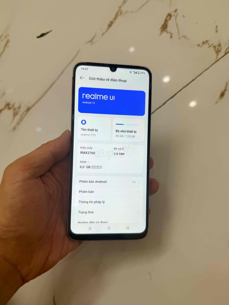 Realme C53 6GB/128 zin xấu pin 5000. Mua bán Điện thoại tại Quận Hà Đông Hà Nội được đăng bởi Mạnh Mobile hình 1