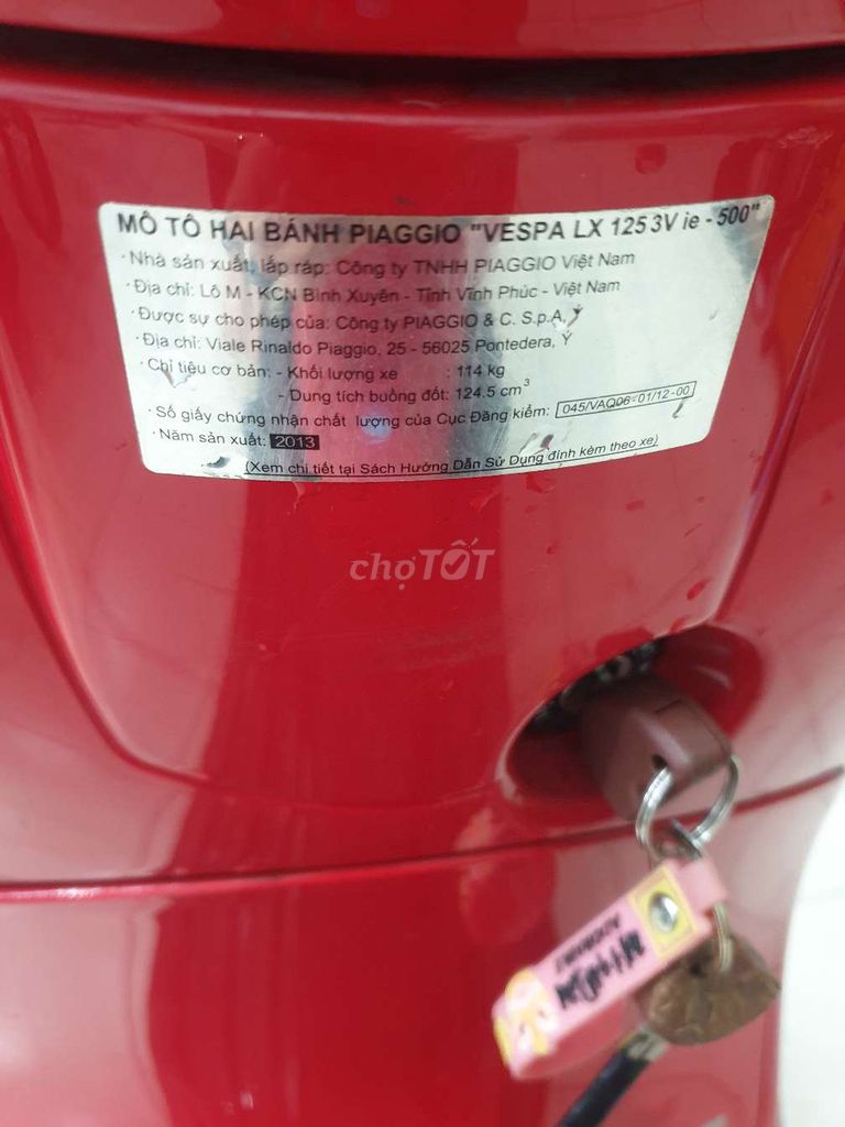 Vespa ie3v 2013 phun xăng bstp chính chủ. Mua bán Xe máy tại Quận Tân Phú Tp Hồ Chí Minh được đăng bởi nguyen thi diem my hình 7