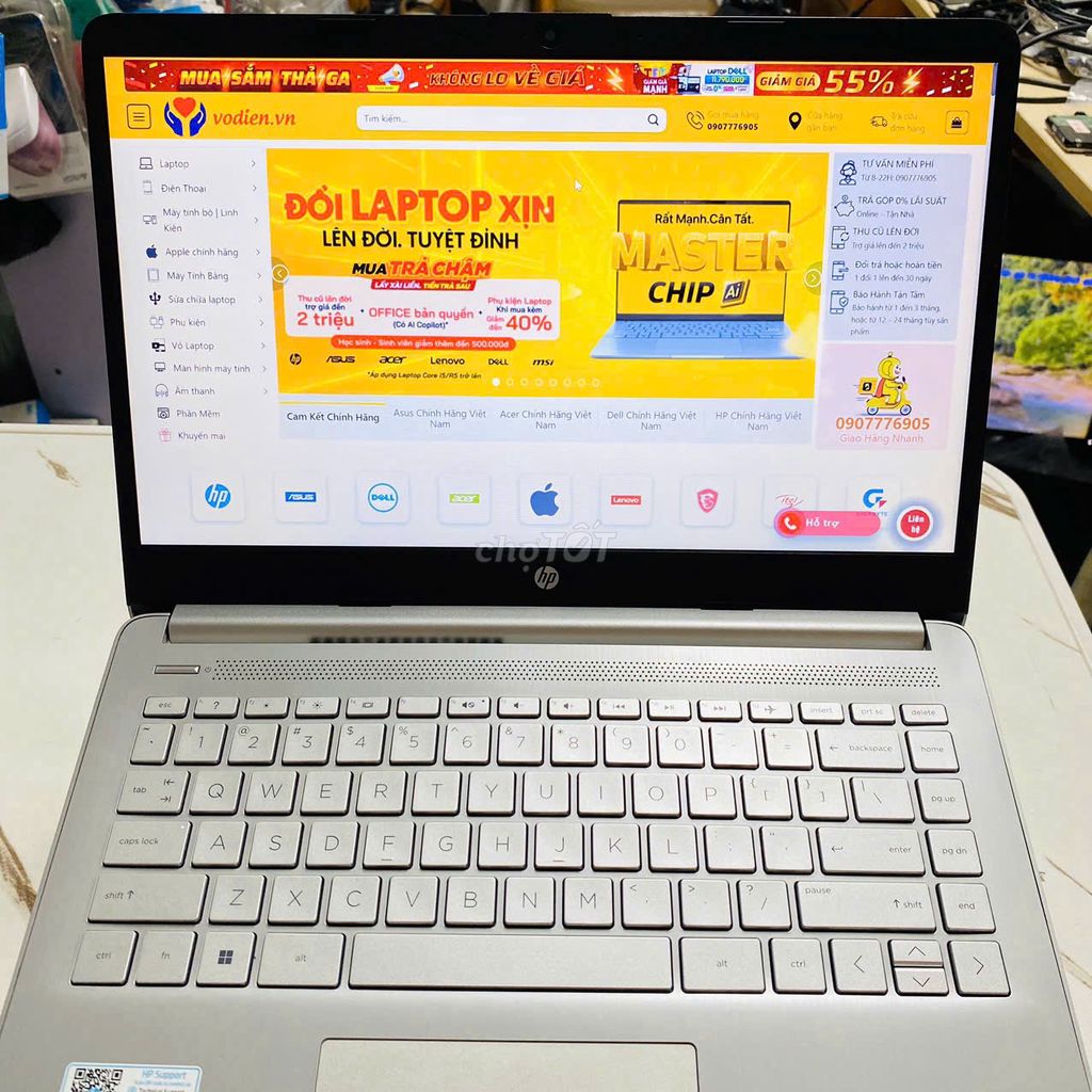 HP NoteBook 14s-dq5121TU i3-1215U 8GB/512GB Win11. Mua bán Laptop tại Quận Ninh Kiều Cần Thơ được đăng bởi Võ Diện hình 1