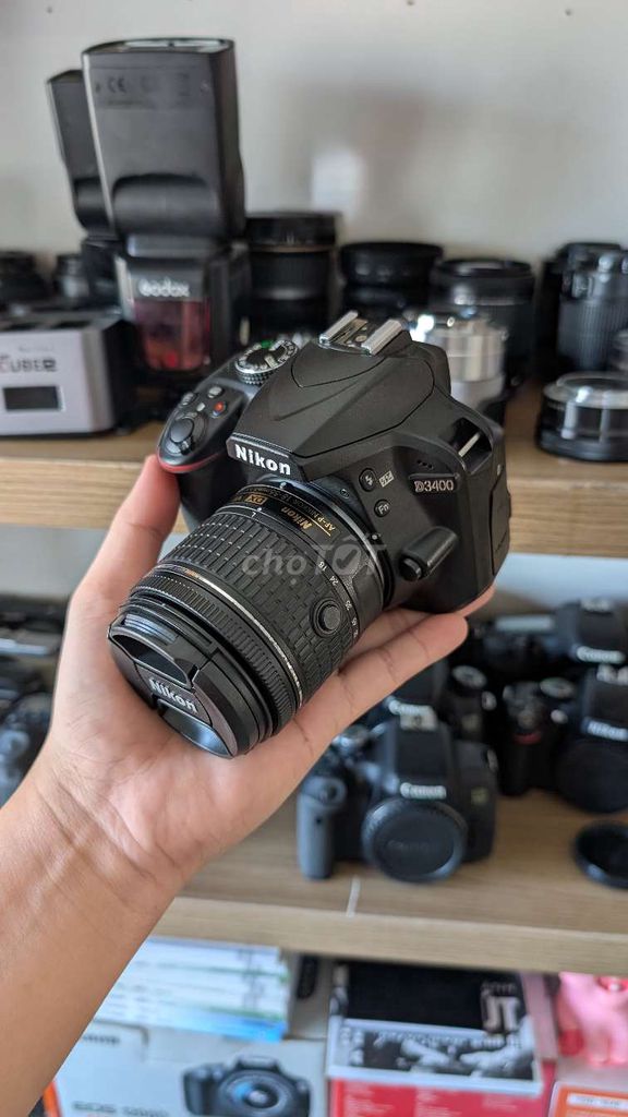 Máy ảnh Nikon D3400 Đen. Mua bán Máy ảnh, Máy quay tại Quận Hải Châu Đà Nẵng được đăng bởi Vinh Máy Ảnh hình 1