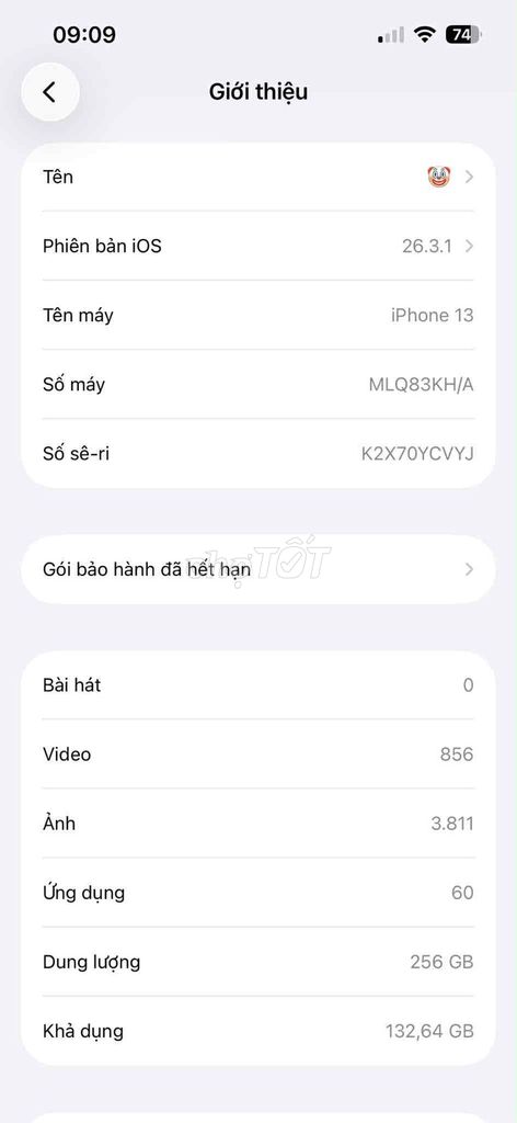 iPhone 13 256GB Hồng. Mua bán Điện thoại tại Quận Hà Đông Hà Nội được đăng bởi Dương Mai Thuỳ hình 1