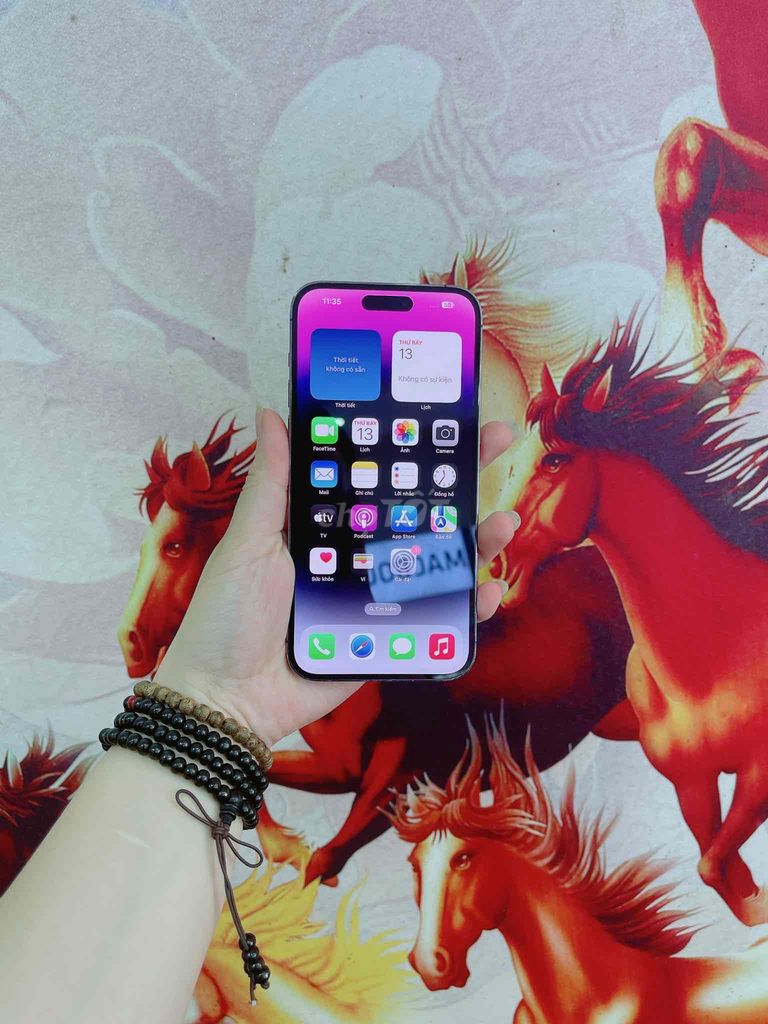iPhone 14 Pro Max 128G quốc tế Mỹ 99% pin new 100%. Mua bán Điện thoại tại Quận Hải Châu Đà Nẵng được đăng bởi TUẤN LUXURY MOBILE ĐÀ NẴNG hình 1