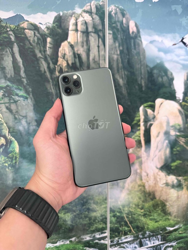 Apple iPhone 11 Pro Max Xanh 256Gb. Mua bán Điện thoại tại Quận Thanh Khê Đà Nẵng được đăng bởi Tiến Cường hình 1