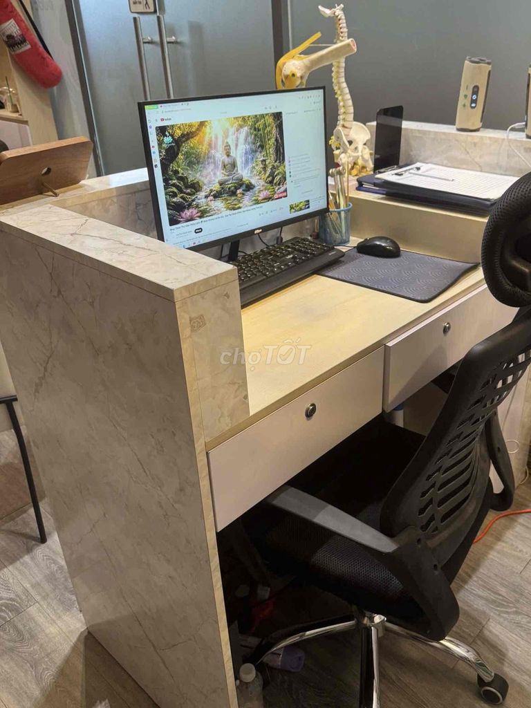 Quầy lễ tân đá vân trắng Spa. Mua bán Đồ chuyên dụng, Giống nuôi trồng tại Thành phố Thủ Đức Tp Hồ Chí Minh được đăng bởi Vân hình 1