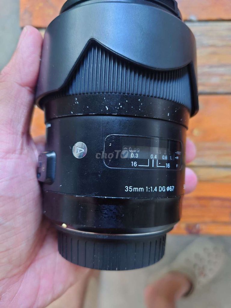 Ống kính Sigma 35 f1.4 Art Đen Đã sử dụng. Mua bán Máy ảnh, Máy quay tại Huyện Thanh Trì Hà Nội được đăng bởi Trần hình 1