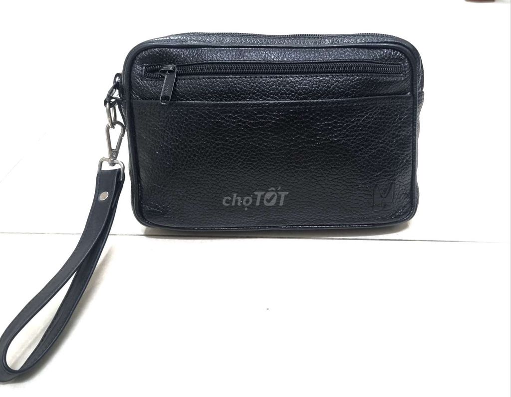 Túi Clutch nam hàng si hiệu da thật ,sx tại Ý