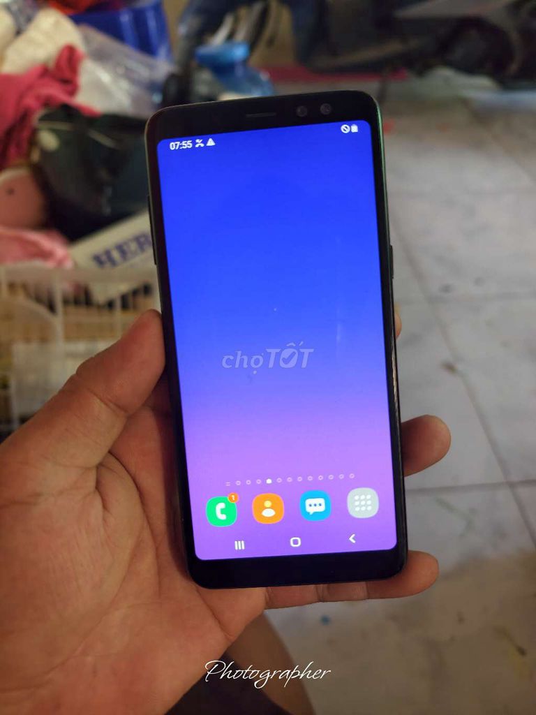 Samsung a8 2018 ram 4/32g. Mua bán Điện thoại tại Thành phố Vị Thanh Hậu Giang được đăng bởi máy củ giá tốt  hình 1