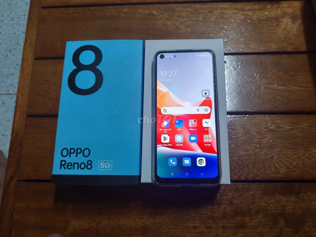 Oppo Reno8 5G8/ 512GB Tím đen có NFC fullbox.. Mua bán Điện thoại tại Thành phố Thuận An Bình Dương được đăng bởi HUY THẮNG  hình 1