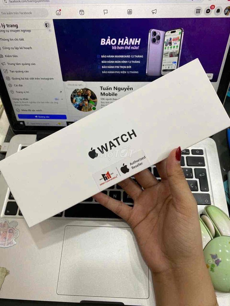 Apple Watch SE 3 40MM Midnight Newseal chưa kích. Mua bán Thiết bị đeo thông minh tại Quận 3 Tp Hồ Chí Minh được đăng bởi Tuấn Nguyễn hình 1