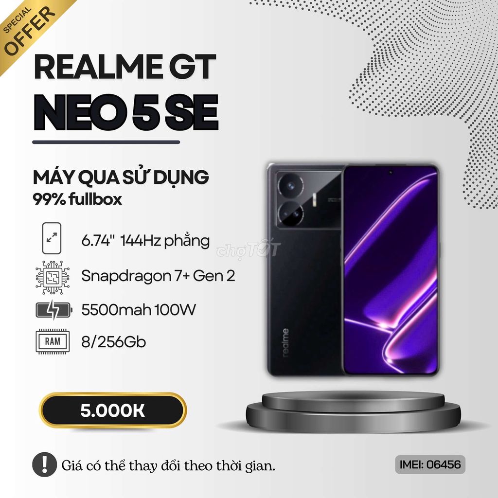 ⭐REALME GT NEO 5 SE 256GB