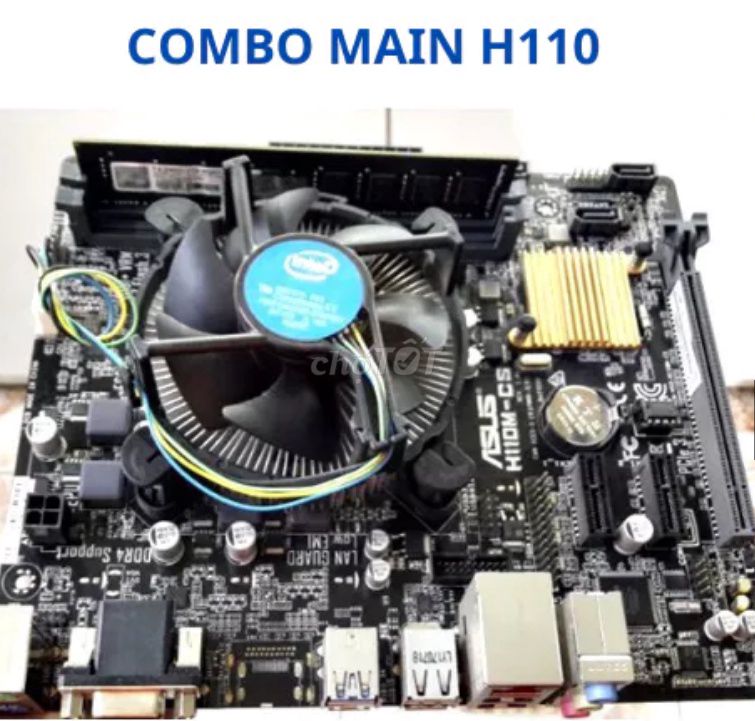 Compo Mainboard Asus H110 G4400 4GB DDR4. Mua bán Linh kiện (RAM, Card...) tại Quận Sơn Trà Đà Nẵng được đăng bởi  Võ Trọng Nghĩa hình 1