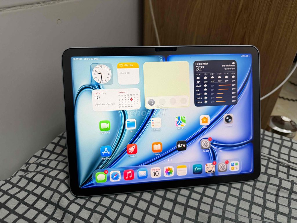 Apple iPad Air M3 (2025) 11 inch Xanh bh tgdd. Mua bán Máy tính bảng tại Thành phố Bến Tre Bến Tre được đăng bởi Minh Anh hình 1