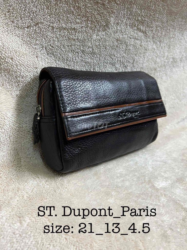 Clutch cầm tay DUPONT size 21x13x4.5 nhiều ngăn