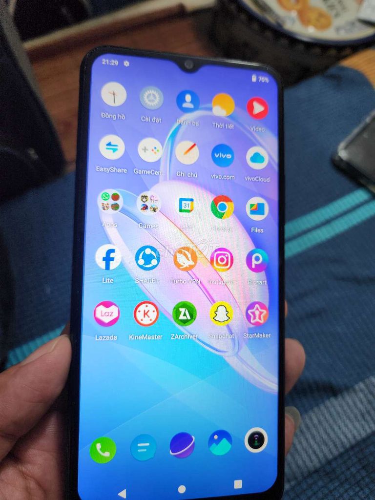 Vivo Y12s 32GB Đen, mỏng đẹp. Mua bán Điện thoại tại Quận Long Biên Hà Nội được đăng bởi Thành  hình 1