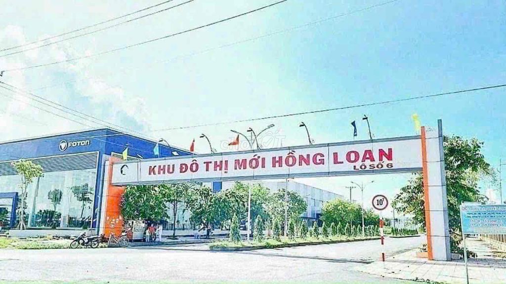 bán nền kdc hồng loan khu 6a 1 tỉ 990