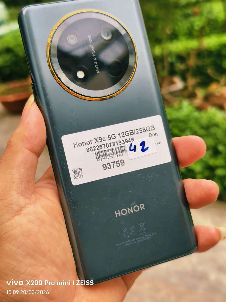 Honor X9C 5G 256GB Xám. Mua bán Điện thoại tại Quận Tân Bình Tp Hồ Chí Minh được đăng bởi Táo Bán Lổ hình 1