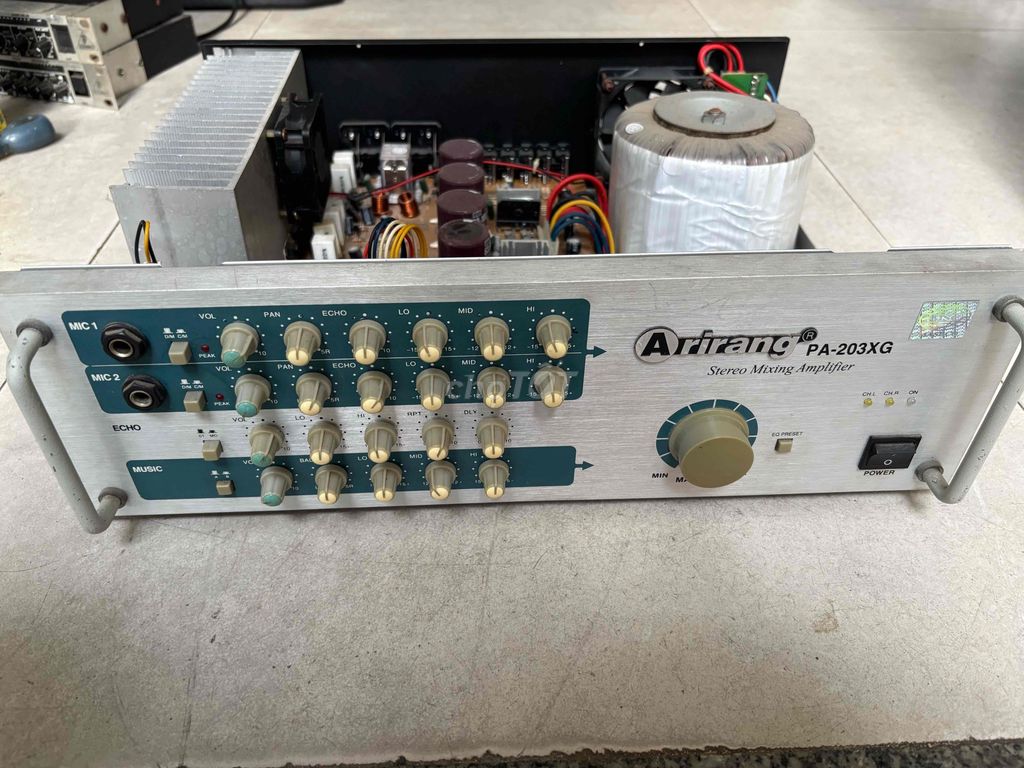 Amply Arirang PA-203XG Bạc. Mua bán Tivi, Âm thanh tại Quận Ngũ Hành Sơn Đà Nẵng được đăng bởi Trà thanh Trí hình 1