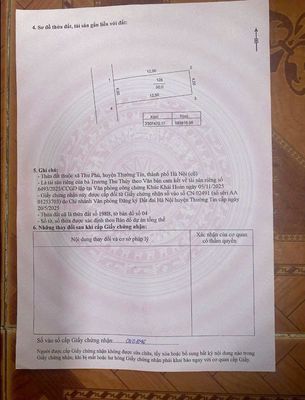 Bán đất Thư Dương - Thường Tín - 50m2 - giá đầu tư