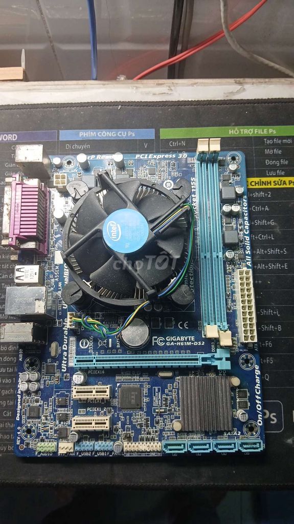 Bo mạch chủ Gigabyte GA-H61M-DS2 LGA 1155. Mua bán Linh kiện (RAM, Card...) tại Thành phố Tân An Long An được đăng bởi VŨ TRỌNG HIẾU hình 1