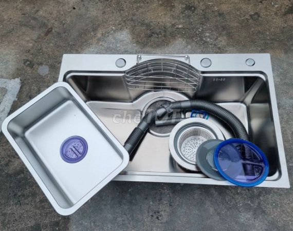 Chậu rửa chén Inox 304 1 hộc 5ly Mới. Mua bán Dụng cụ nhà bếp tại Quận Hải Châu Đà Nẵng được đăng bởi THIẾT BỊ GIA DỤNG HÀNG CHÍNH HÃNG hình 1