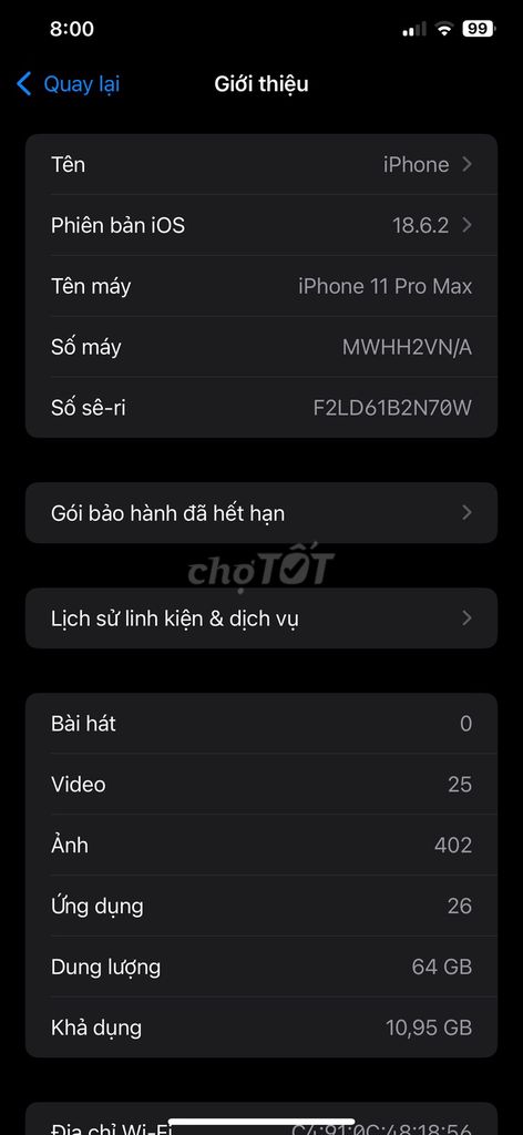 Apple iPhone 11 Pro Max 64GB Xanh. Mua bán Điện thoại tại Thành phố Đồng Xoài Bình Phước được đăng bởi nguyen thanh hình 1