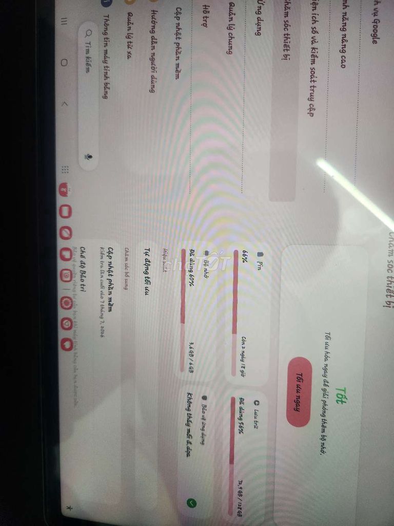 Samsung Tab S9 FE Wifi 6GB/128GB Xám Đã sử dụng. Mua bán Máy tính bảng tại Huyện Củ Chi Tp Hồ Chí Minh được đăng bởi Tuấn hình 2
