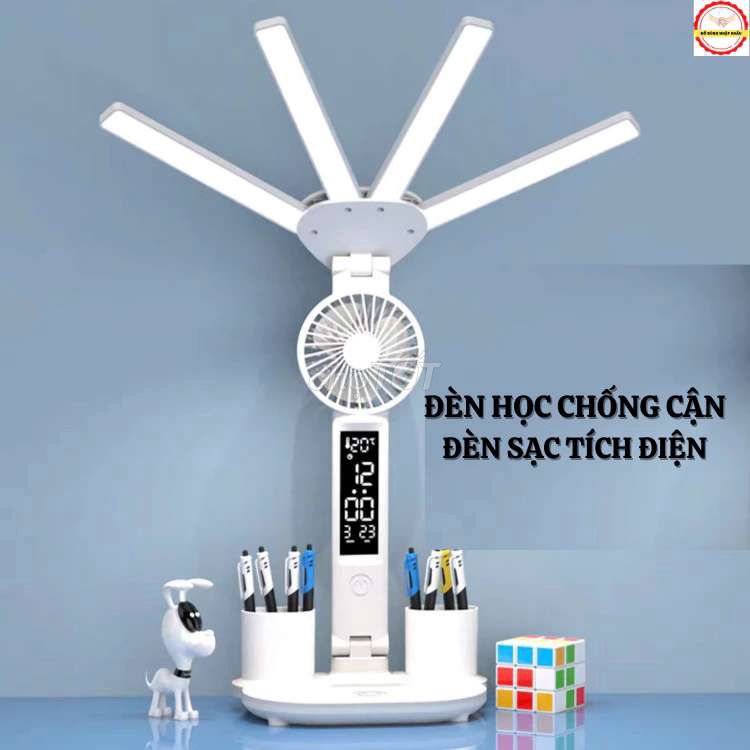 Đèn học chống cận đèn sạc tích điện màn hình led