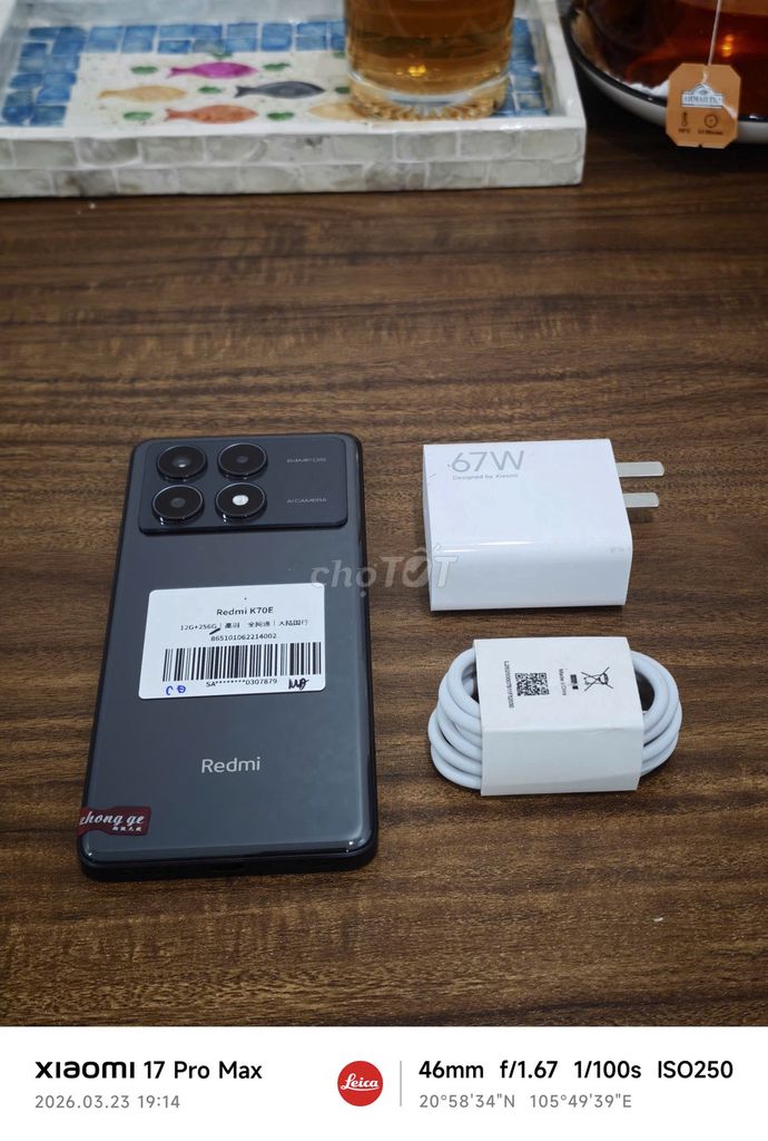 Redmi K70E 12/256 sạc 90w có ship COD. Mua bán Điện thoại tại Quận Hoàng Mai Hà Nội được đăng bởi Trần Ngọc Hiếu hình 1