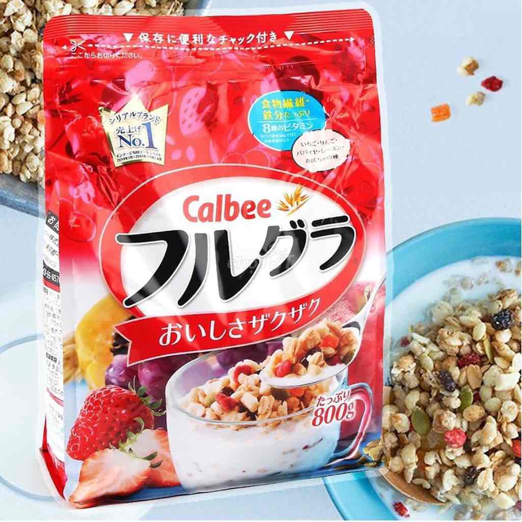Ngũ cốc Calbee - trái cây hỗn hợp (mẫu mới). Mua bán Đồ ăn, thực phẩm và các loại khác tại Quận Hoàng Mai Hà Nội được đăng bởi Jin baby hình 1