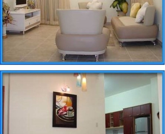 Cho thuê căn hộ Phú Thạnh Q. Tân Phú 100m2 3pn nhà mát đầy đủ nội thất