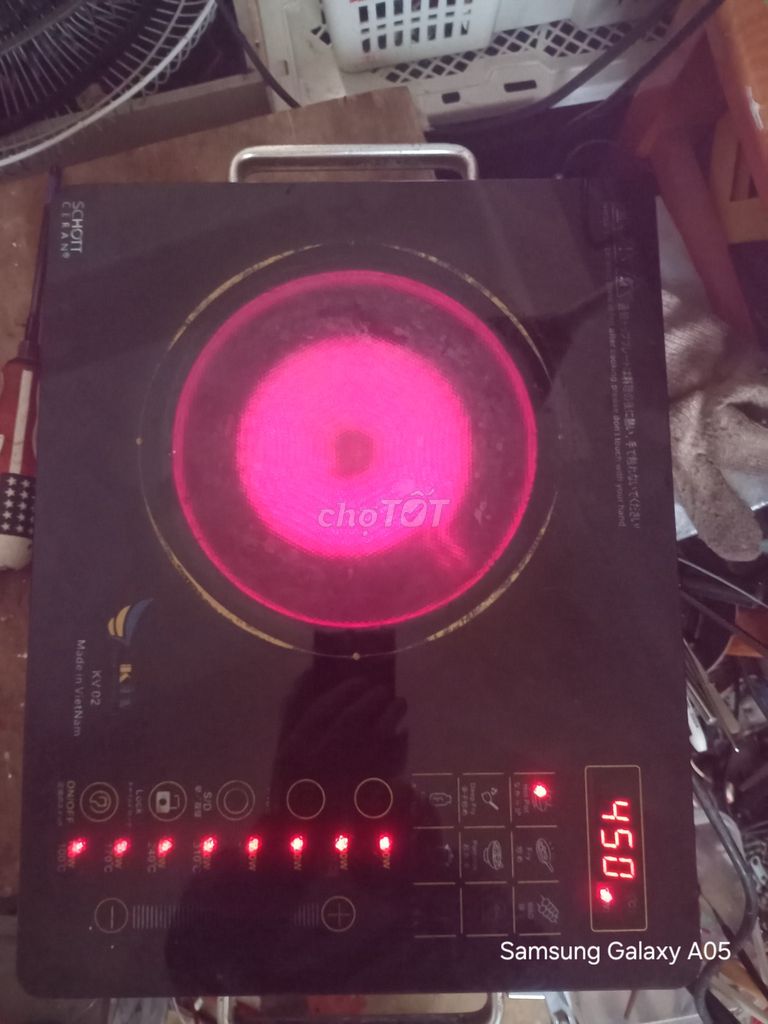 Bếp hồng ngoại IKTV KV 02  vỏ inox hai vòng nhiệt. Mua bán Bếp, lò, đồ điện nhà bếp tại Quận Hải An Hải Phòng được đăng bởi Tuan Tran hình 1