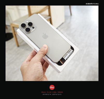 Apple iPhone 16 Pro Max 256GB Xám titan Việt Nam. Mua bán Điện thoại tại Quận Hoàng Mai Hà Nội được đăng bởi mobilehungthinh