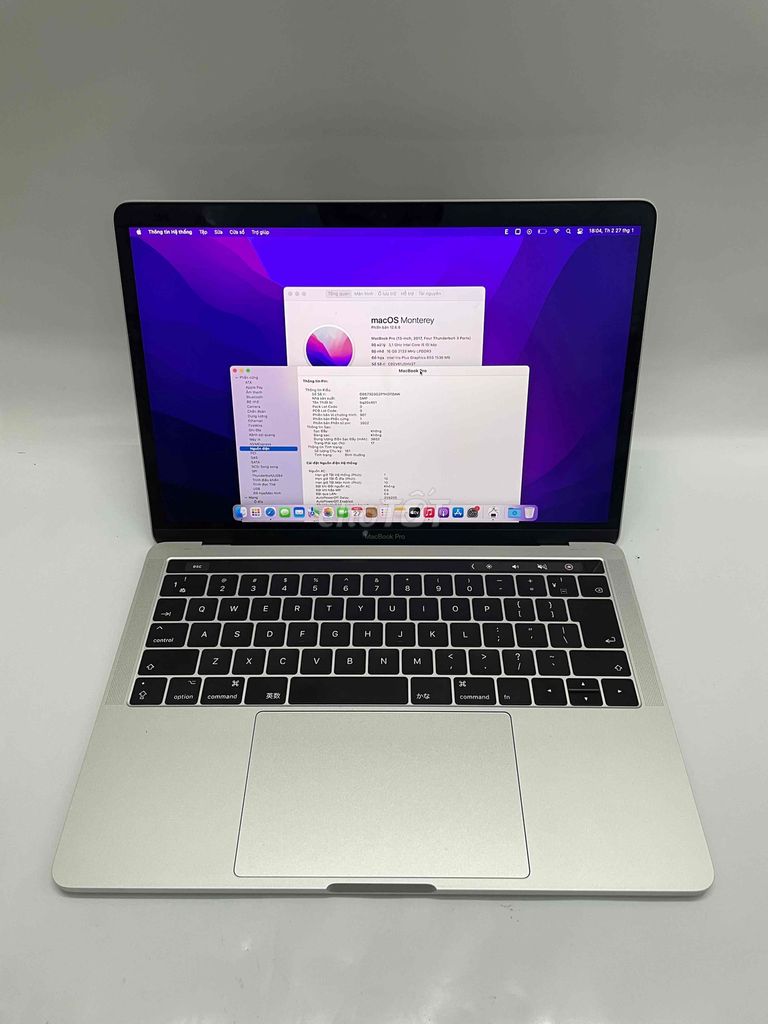 Macbook Pro 2017 touchbar i5 Ram 16g Ssd 256g