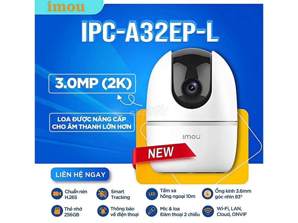 Camera Wifi Imou 3.0Mp [IPC-A32EP-L]