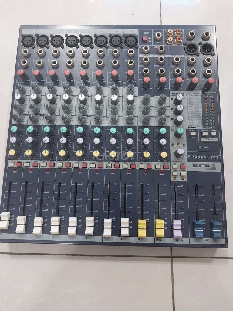 Bàn trộn âm thanh Soundcraft EFX8 đã sử dụng. Mua bán Tivi, Âm thanh tại Quận 1 Tp Hồ Chí Minh được đăng bởi Luong My Cam hình 1