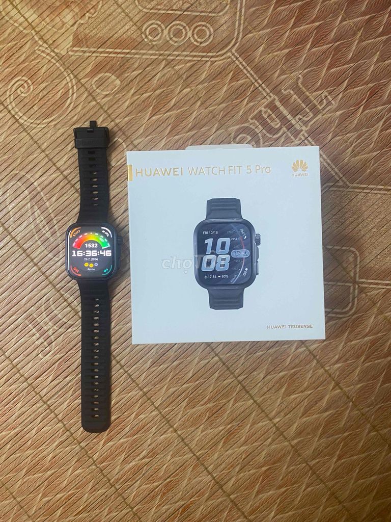 Huawei Watch Fit 5 Pro Đen lướt. Mua bán Thiết bị đeo thông minh tại Quận Cầu Giấy Hà Nội được đăng bởi Nguyễn Cường hình 1