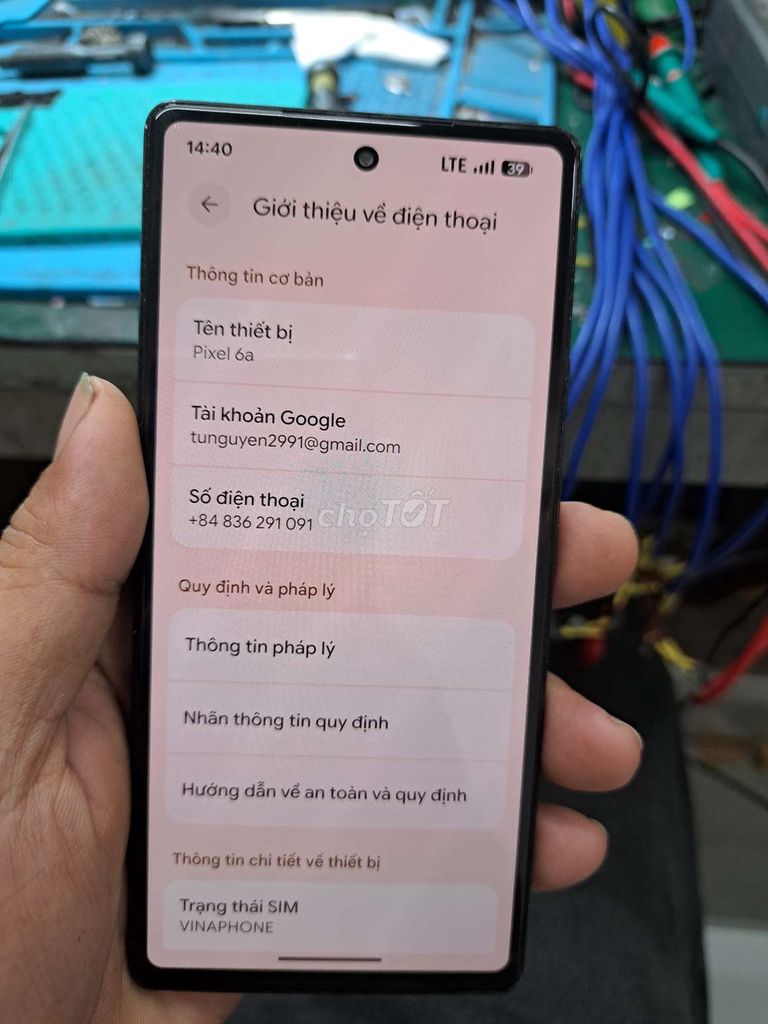 Google Pixel 6a Xanh lá nhạt. Mua bán Điện thoại tại Thành phố Thủ Đức Tp Hồ Chí Minh được đăng bởi Tú Nguyễn hình 1