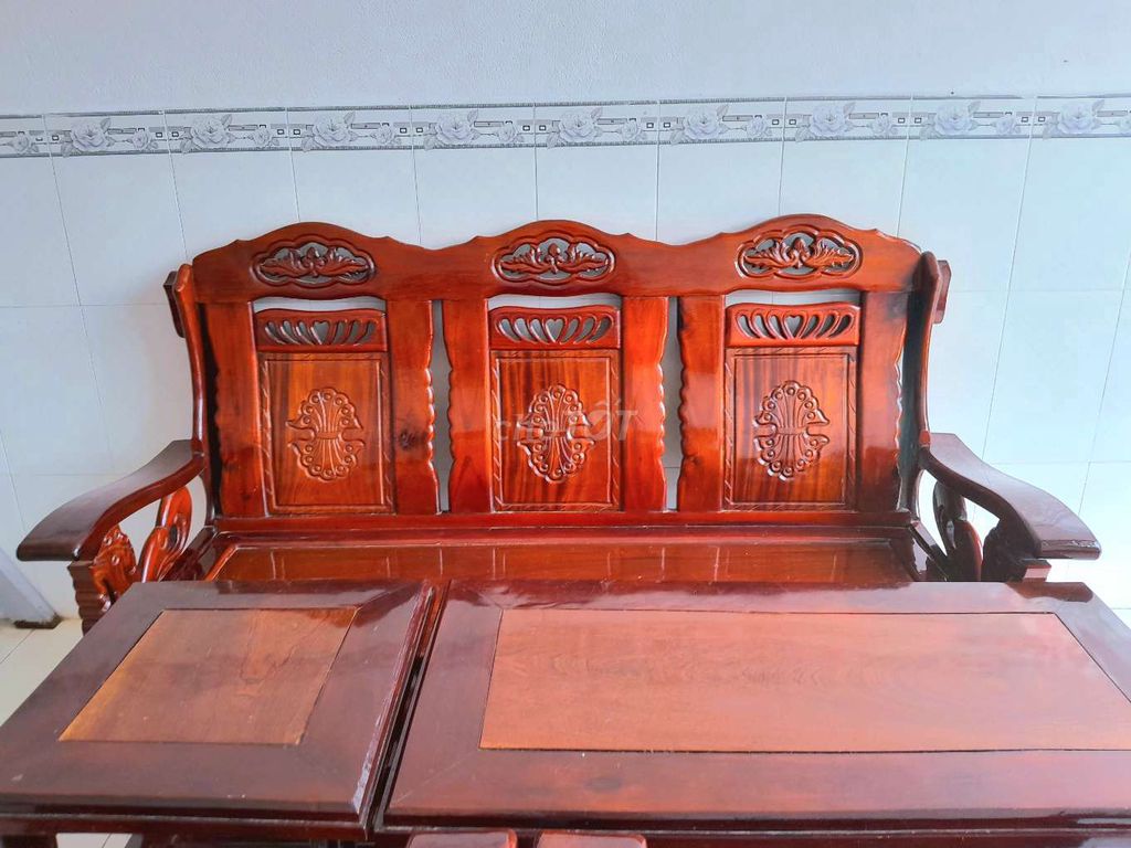Bộ bàn ghế salon gỗ xoan đào