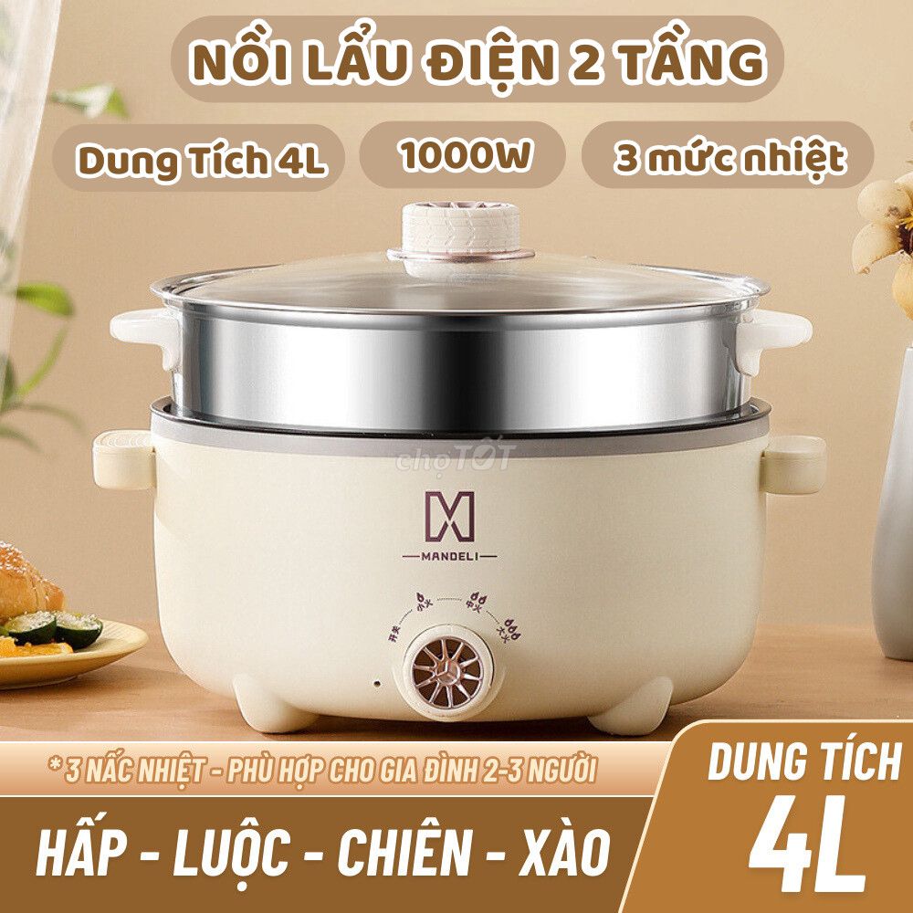 Bêp Điện Lẫu Đa Năng Chính Hãng Giá Chỉ 210k