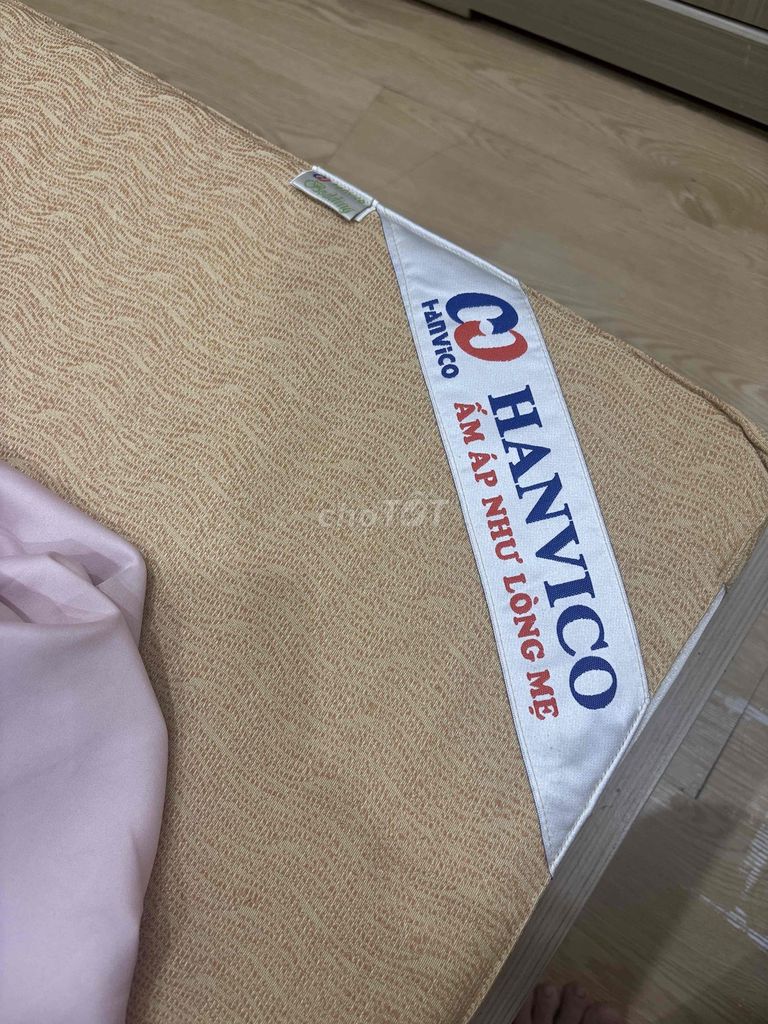 Đệm bông ép Hanvico Vàng kem 1m5x1m9. Mua bán Giường, chăn ga gối nệm tại Quận Đống Đa Hà Nội được đăng bởi Nhi hình 1