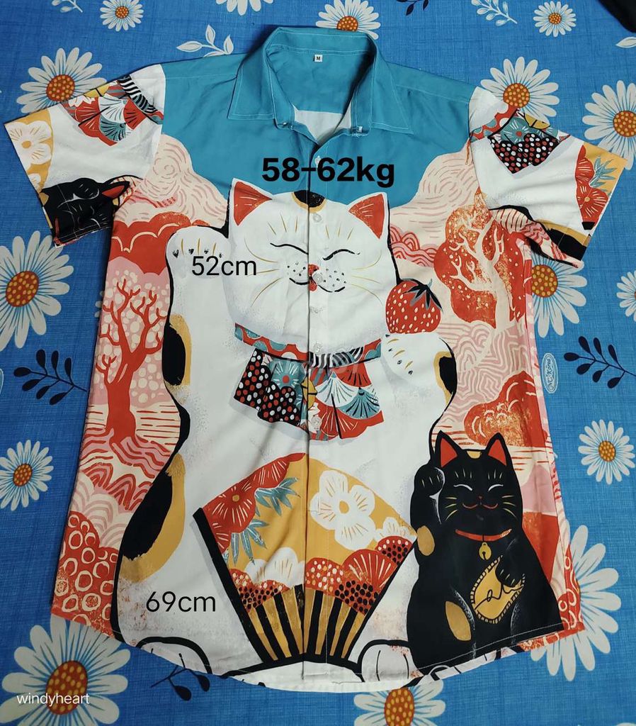 Áo sơ mi nam vải Mèo Thần Tài size M. Mua bán Quần áo tại Quận 8 Tp Hồ Chí Minh được đăng bởi Tùng Nguyên  hình 1
