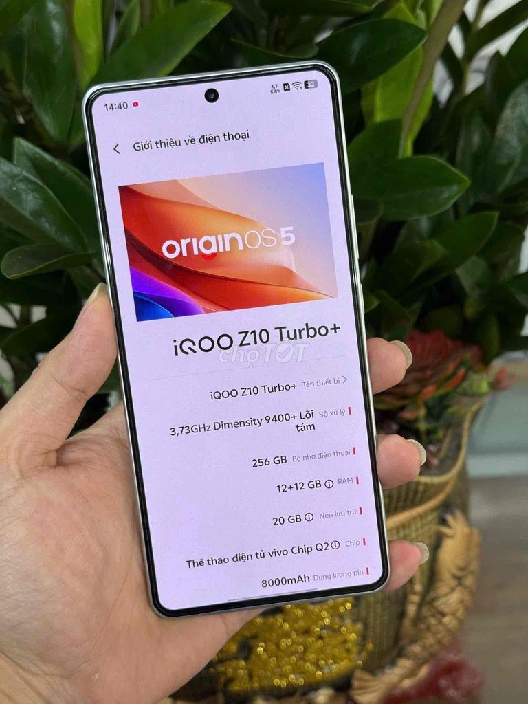 iQOO Z10 Turbo+ 256GB Trắng. Mua bán Điện thoại tại Thành phố Bắc Ninh Bắc Ninh được đăng bởi Phan Công Quý hình 1