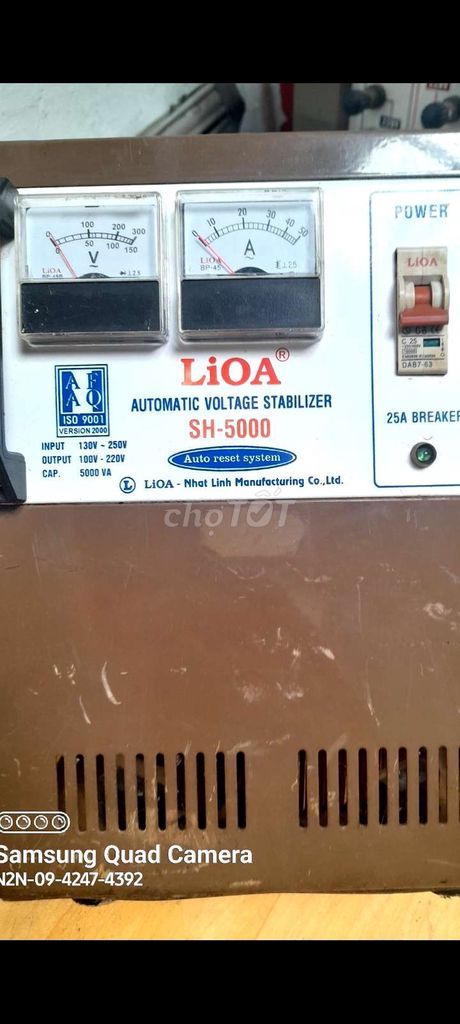 Bán ổn áp Lioa 5kva hoạt động tốt. Mua bán Đồ chuyên dụng, Giống nuôi trồng tại Thành phố Thủ Đức Tp Hồ Chí Minh được đăng bởi Nhường Phạm  hình 1