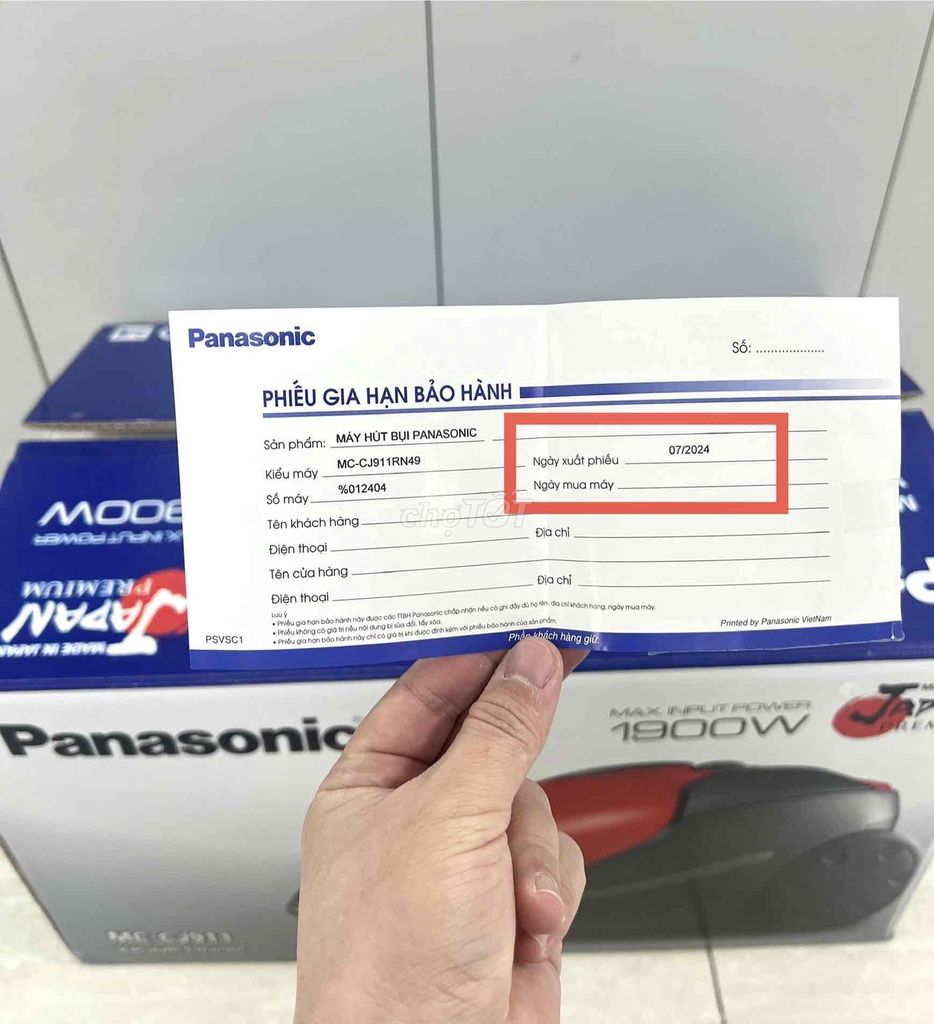 Máy hút bụi Panasonic MC-CJ911 mới 100%