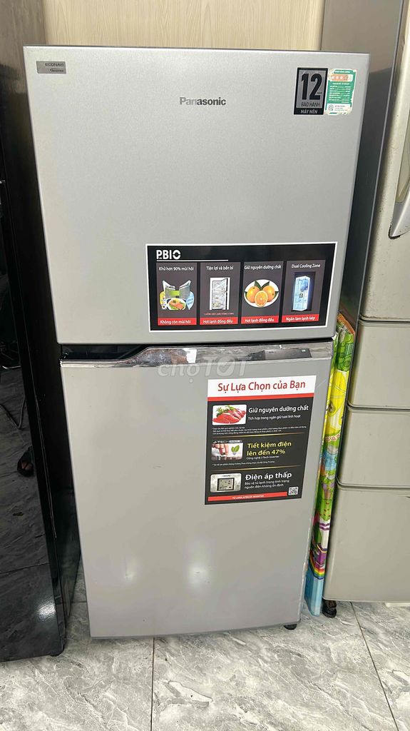 Tủ lạnh Panasonic 250L Inverter Bạc Mới đẹp. Mua bán Tủ lạnh tại Quận Long Biên Hà Nội được đăng bởi Tuan anh hình 1