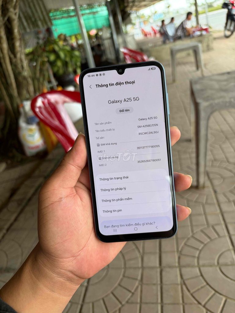 Samsung Galaxy A25 5G 128GB Xanh. Mua bán Điện thoại tại Thành phố Vị Thanh Hậu Giang được đăng bởi máy củ giá tốt  hình 1
