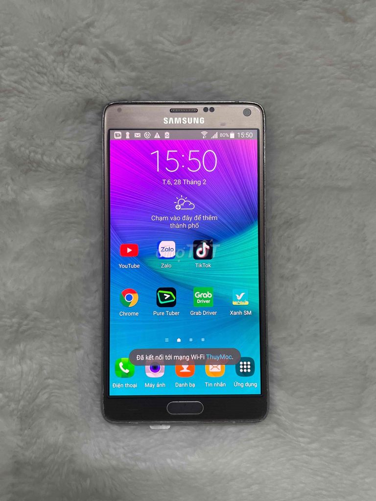 Galaxy Note 4 Gold màn hình 2K chính hãng ssvn