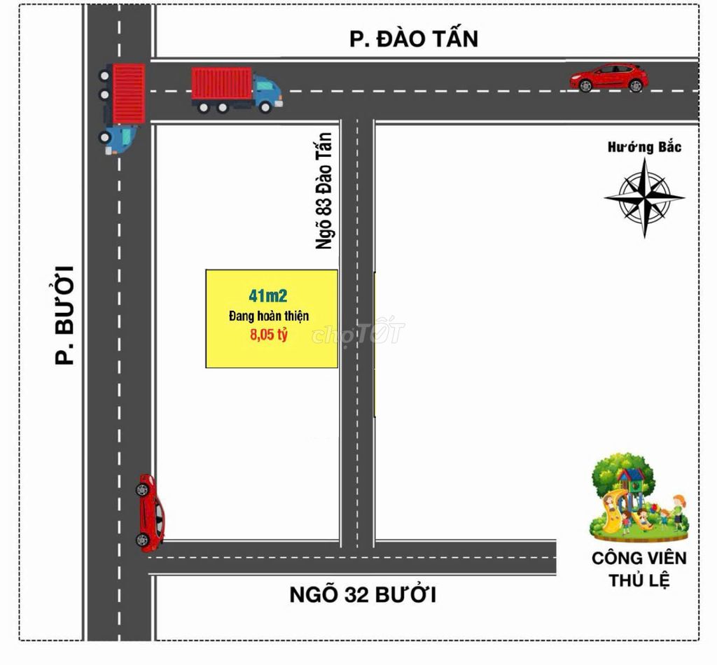 CHỈ VỚI 8 TỶ DONG TIỀN THU VỀ HƠN 30TR/ THÁNG, HỘ KHẨU BA ĐÌNH