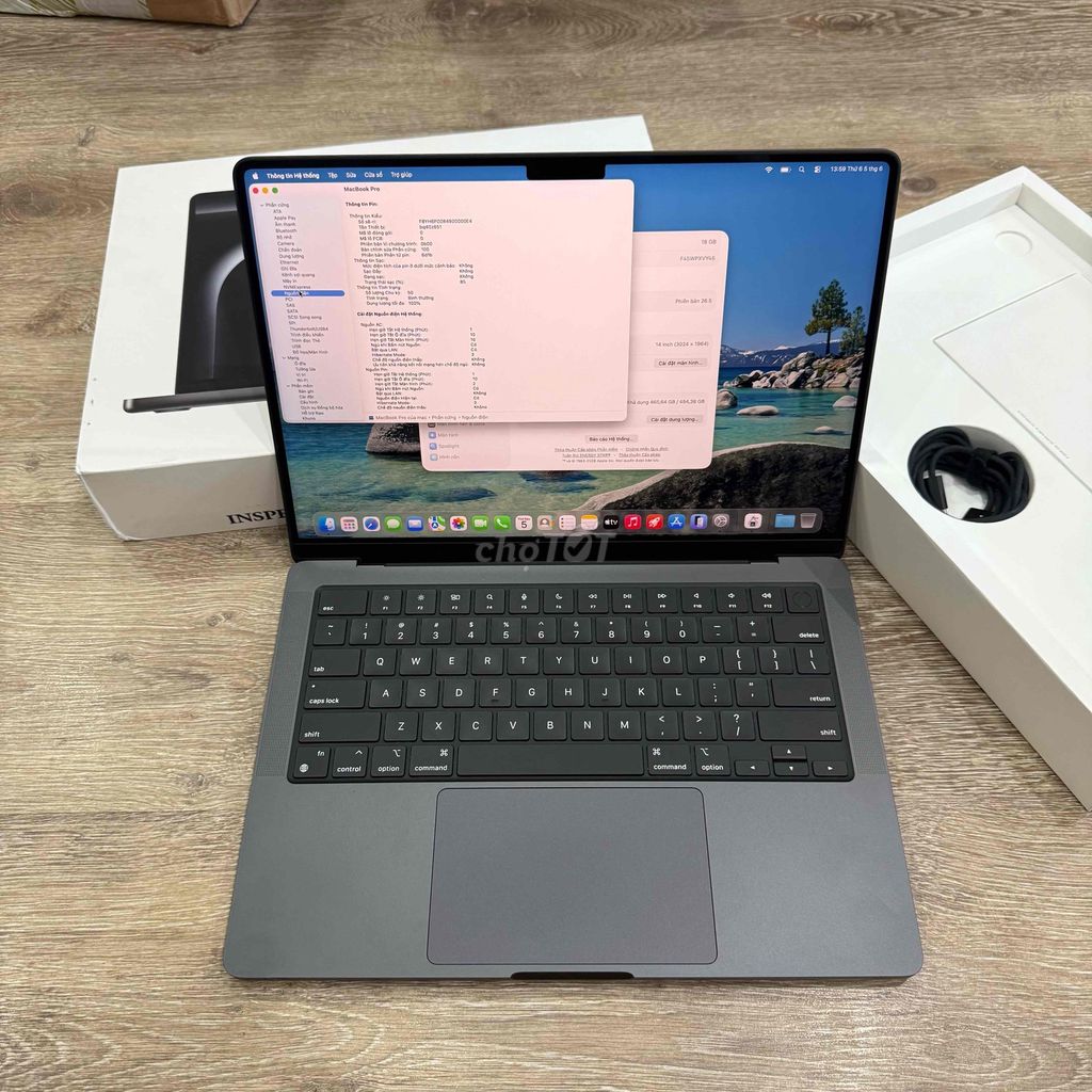 Apple Macbook Pro M3 Pro 14 inch 18GB/1TB. Mua bán Laptop tại Quận Thanh Xuân Hà Nội được đăng bởi Đỗ Minh Toán  hình 1